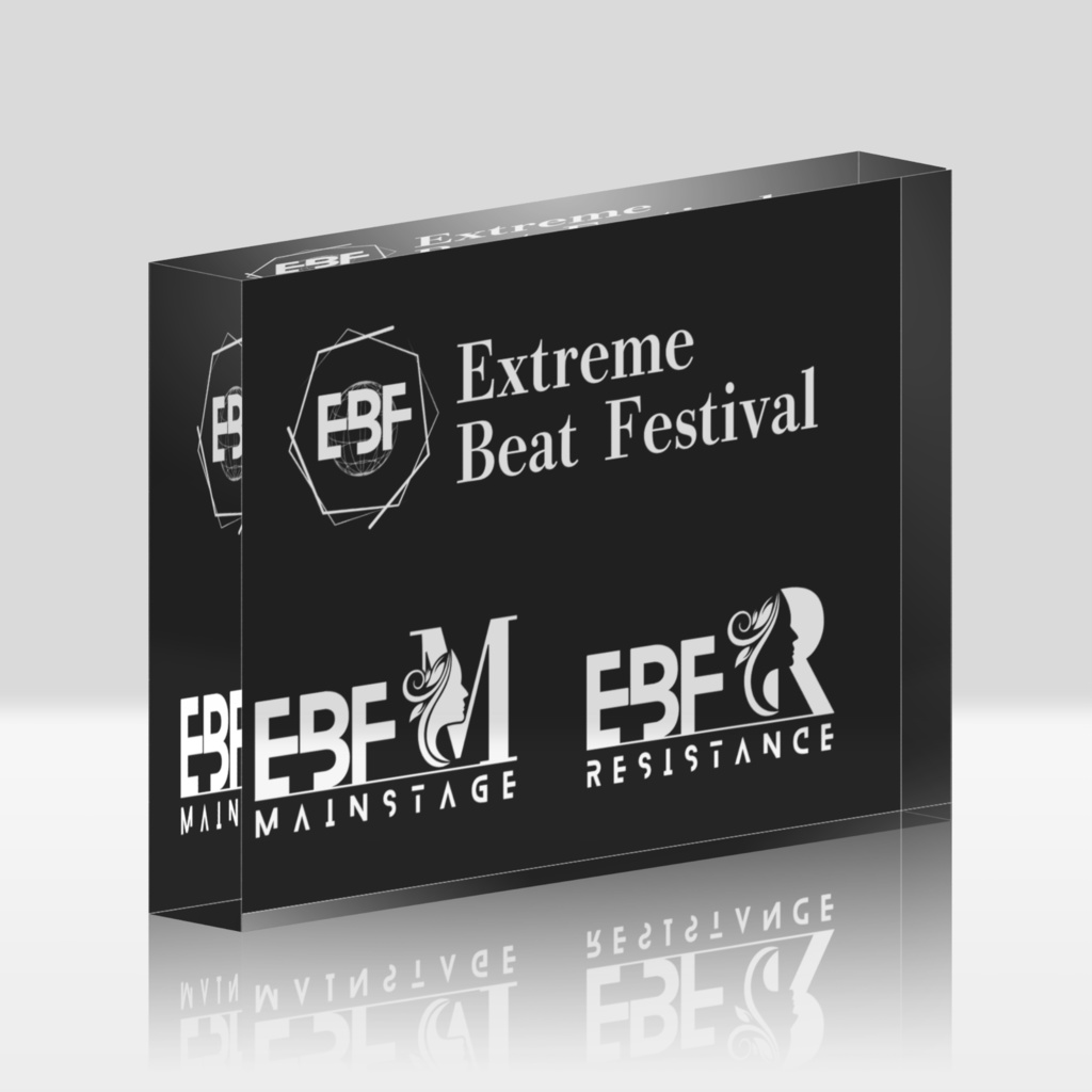 EBFオリジナルアクリルブロック