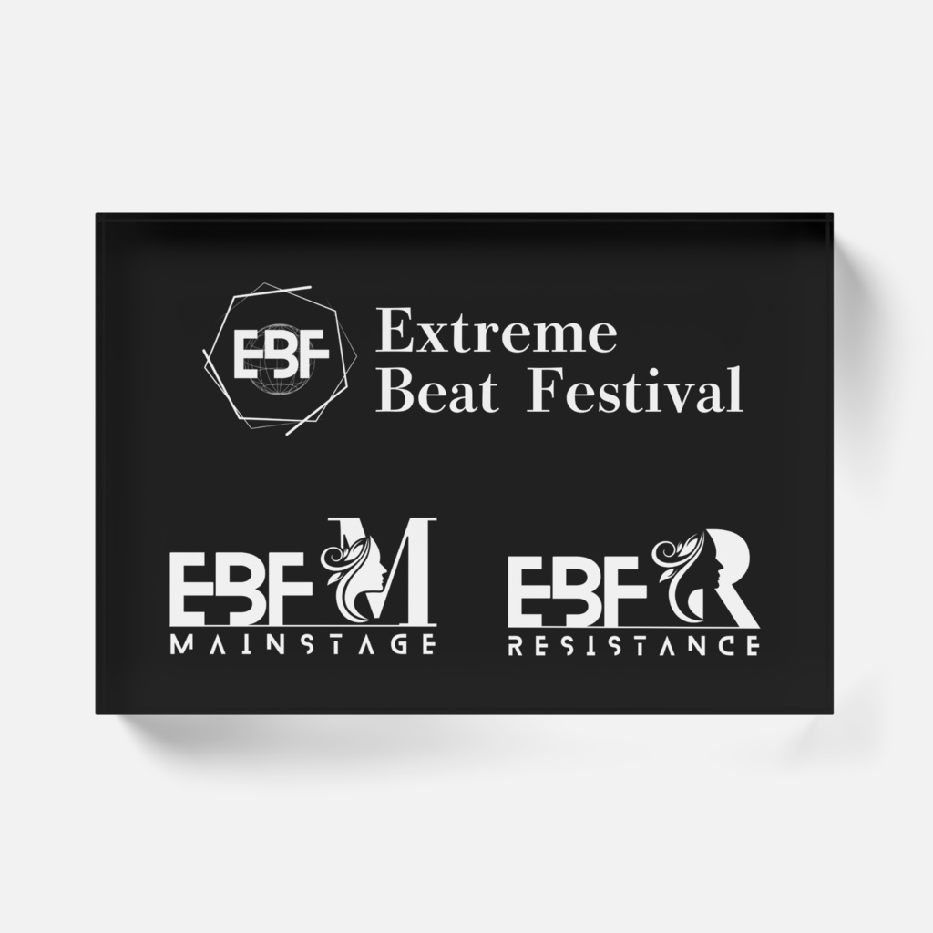 EBFオリジナルアクリルブロック