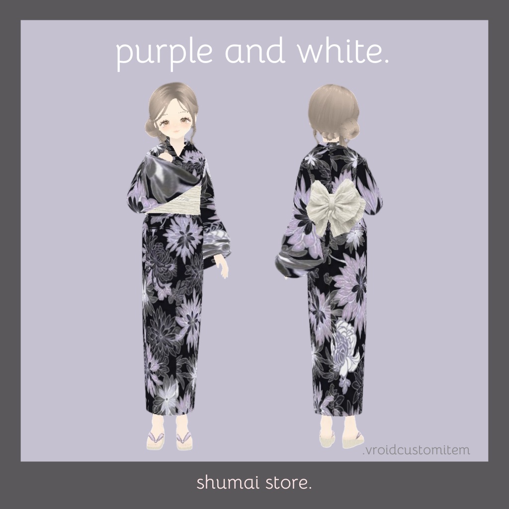 浴衣(Dahlia and Higanbana )【Vroid衣装】