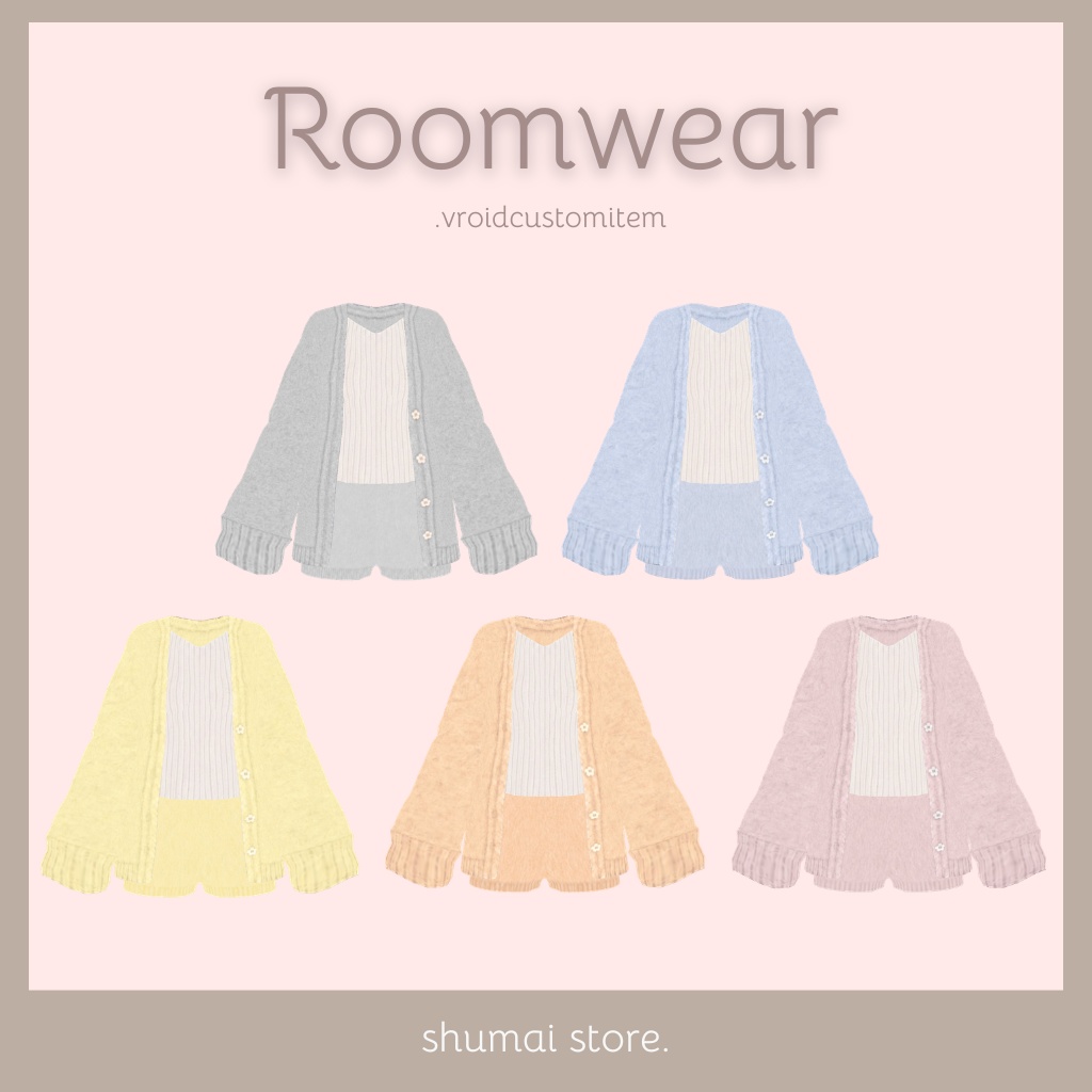 Roomwear【Vroid衣装】