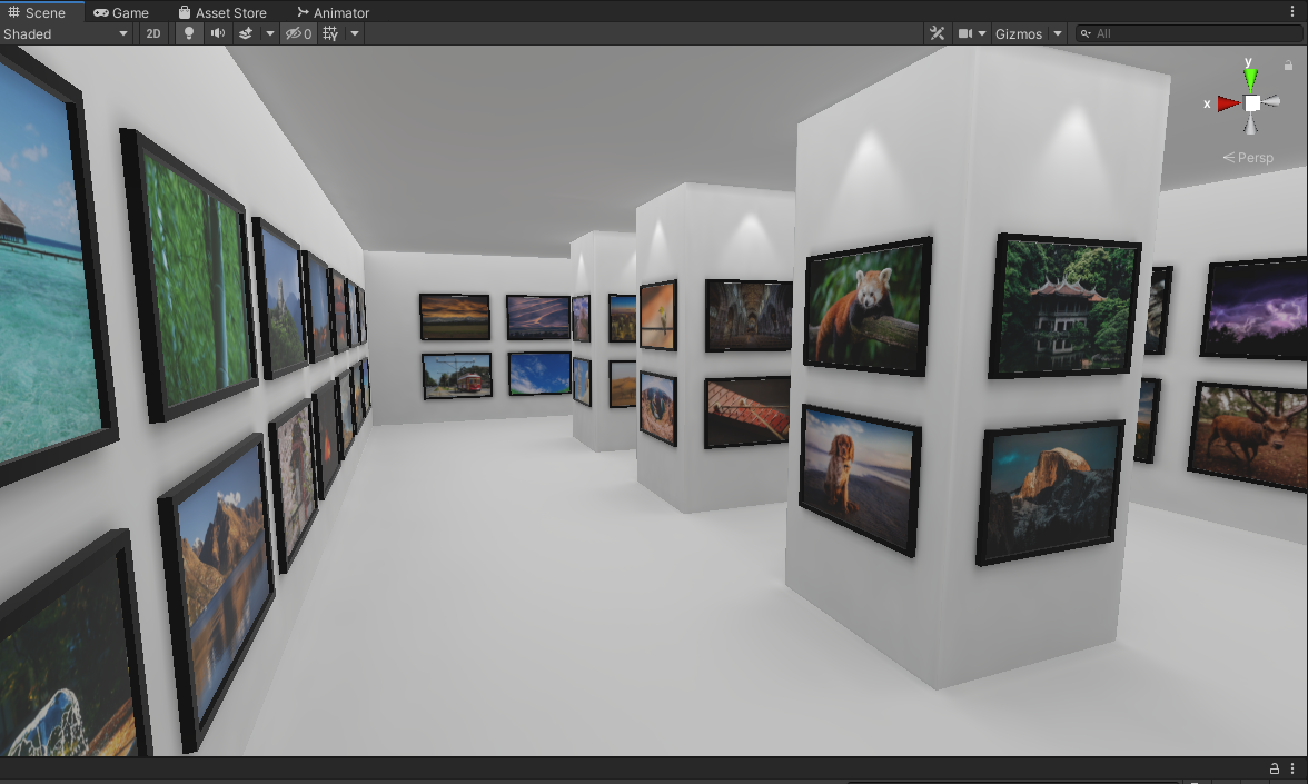 【無料】簡易写真ギャラリーワールド②【VRChat想定】