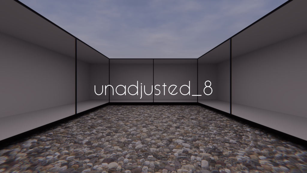 【無料】unadjusted⑧【VRChat想定】