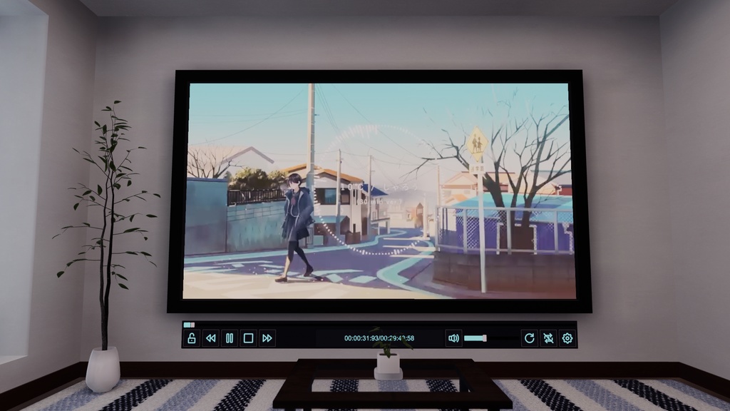 【VRChat想定】iwasyncを壁に直貼りする時にちょっとだけ見た目がよくなるやつ【CC0】