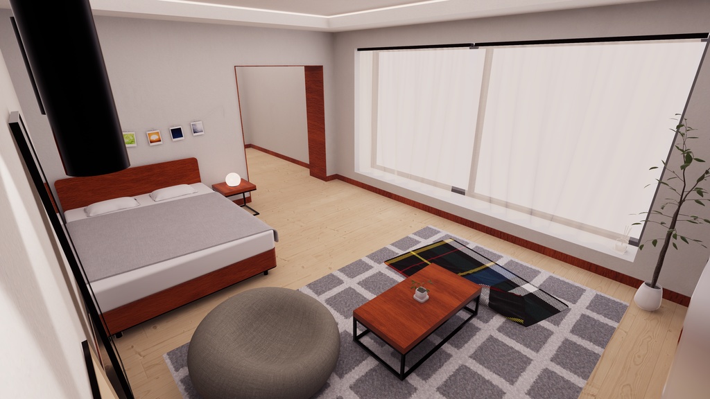 【3/13~3/15まで半額セール中!】【VRChat想定】MemoryHouse1.ReBuild【ワールドアセット】