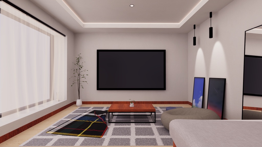 【3/13~3/15まで半額セール中!】【VRChat想定】MemoryHouse1.ReBuild【ワールドアセット】