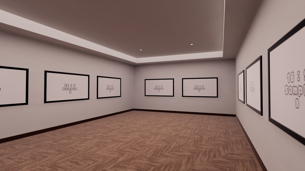 【VRChat想定】Photogallery4【ワールドアセット】