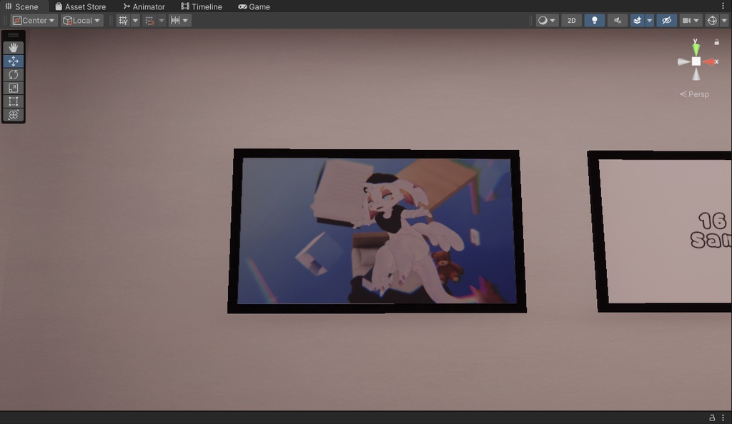 【VRChat想定】Photogallery4【ワールドアセット】