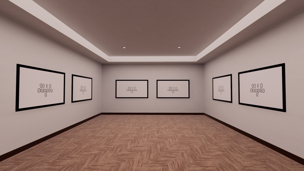 【VRChat想定】Photogallery4【ワールドアセット】