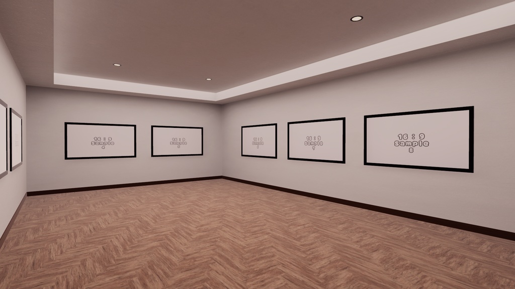 【VRChat想定】Photogallery4【ワールドアセット】