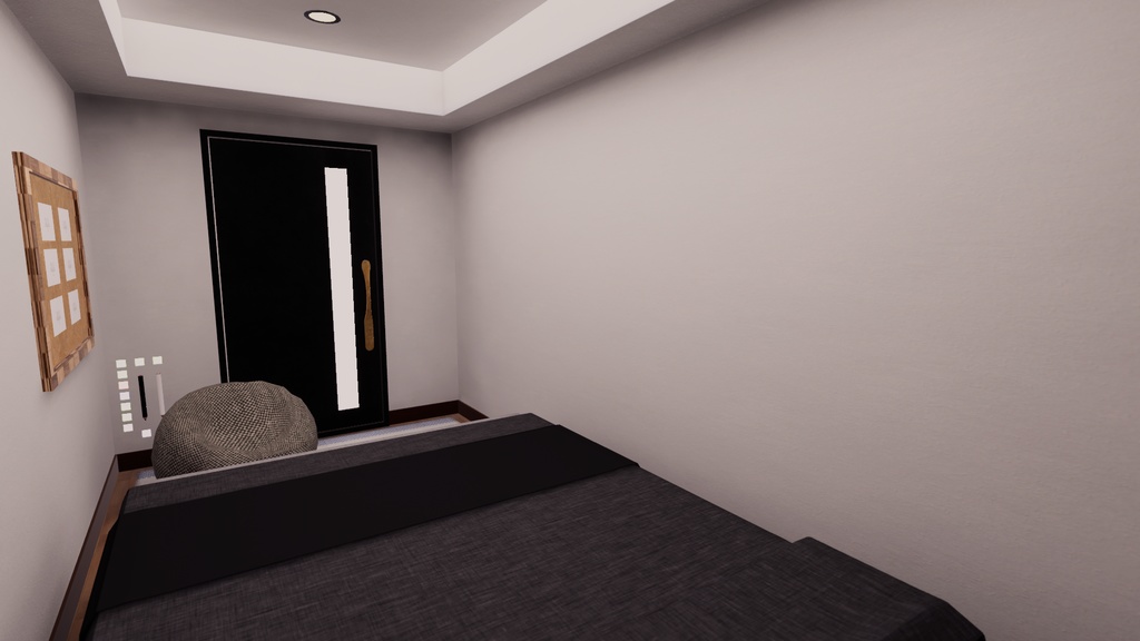 【VRChat想定】クッソ狭いお部屋【ワールドアセット】