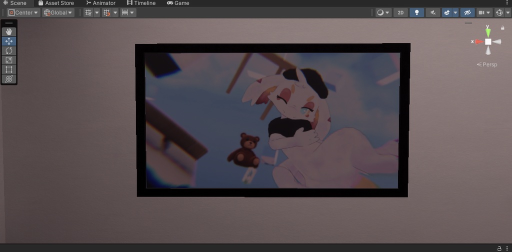 【VRChat想定】クッソ狭いお部屋【ワールドアセット】