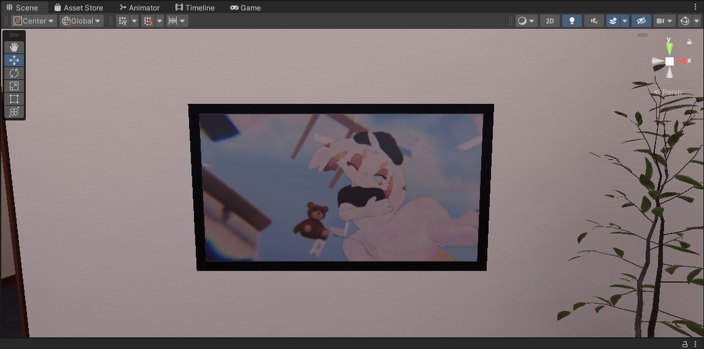 【VRChat想定】Nest1【ワールドアセット】