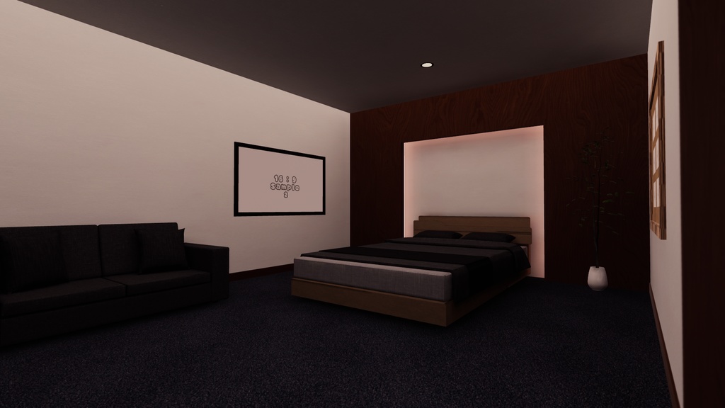 【VRChat想定】Nest1【ワールドアセット】