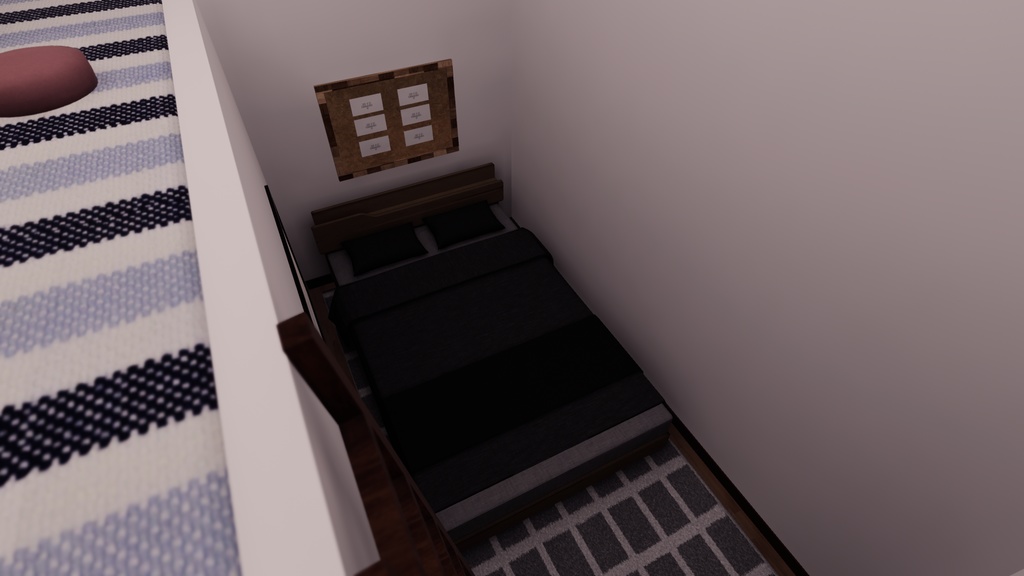 【VRChat想定】クッソ狭いお部屋2【ワールドアセット】