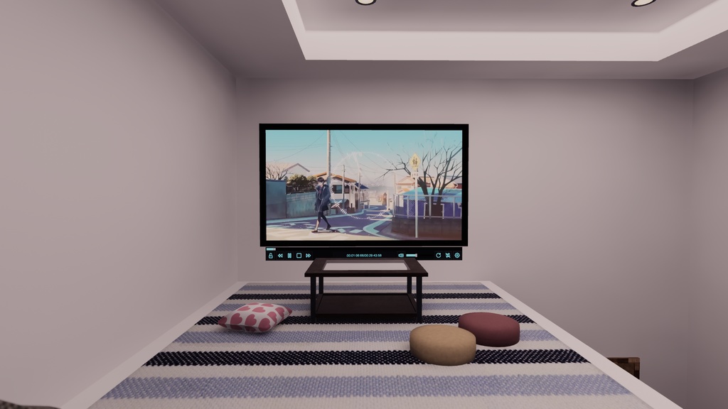 【VRChat想定】クッソ狭いお部屋2【ワールドアセット】