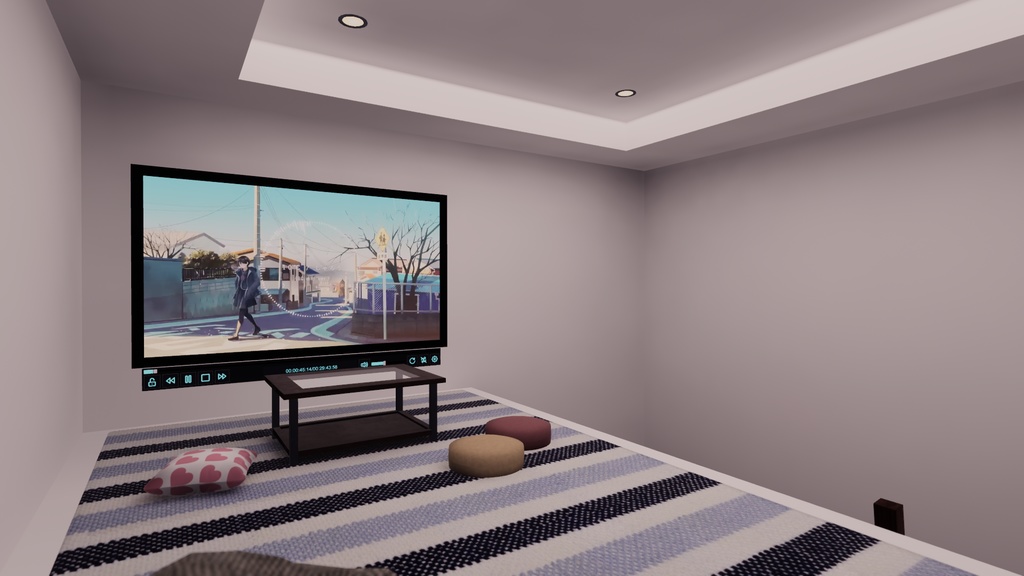 【VRChat想定】クッソ狭いお部屋2【ワールドアセット】