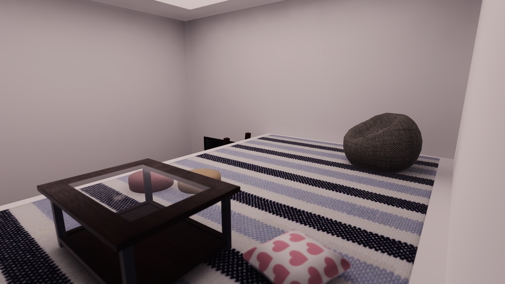 【VRChat想定】クッソ狭いお部屋2【ワールドアセット】