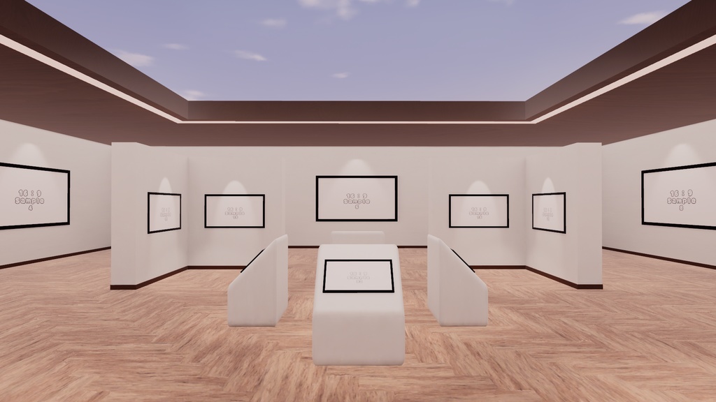 【VRChat想定】Photogallery6【ワールドアセット】