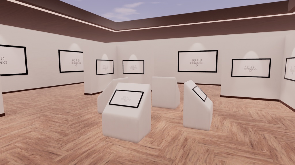 【VRChat想定】Photogallery6【ワールドアセット】