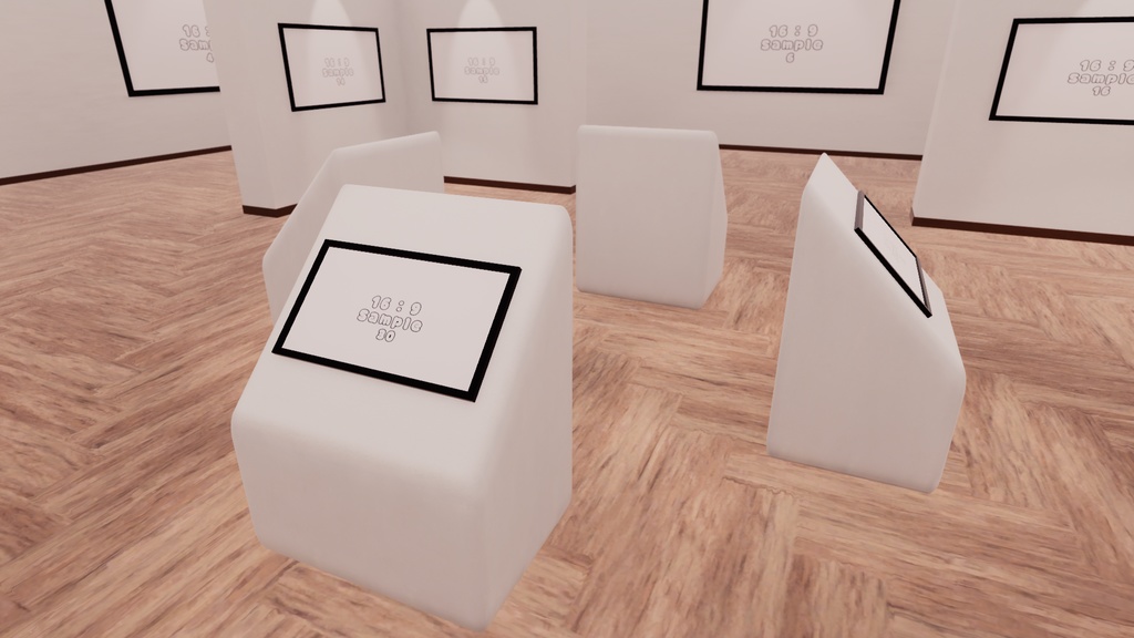 【VRChat想定】Photogallery6【ワールドアセット】