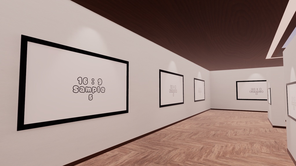【VRChat想定】Photogallery6【ワールドアセット】