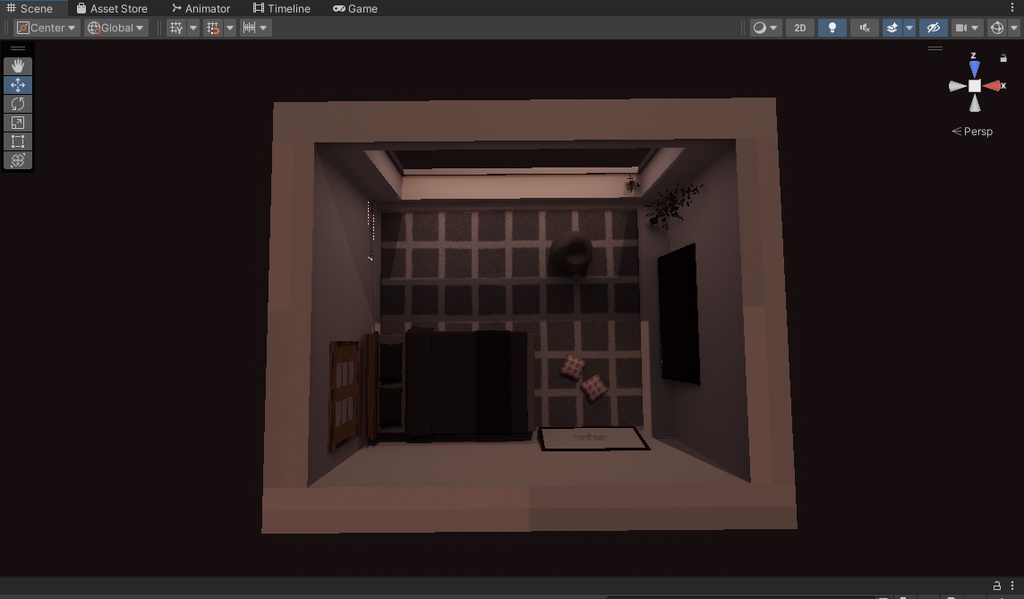 【VRChat想定】Rest【ワールドアセット】