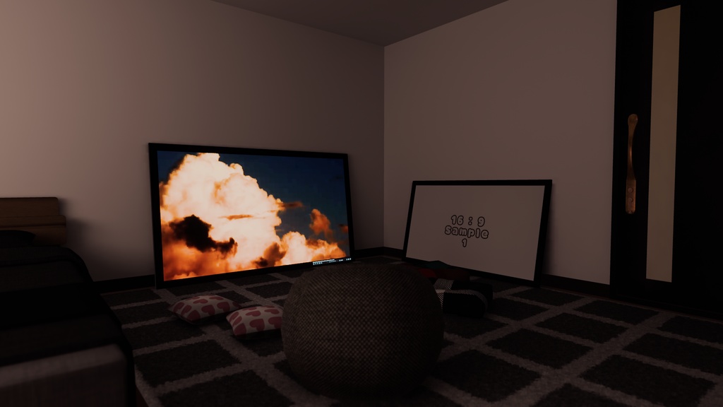 【VRChat想定】MiniRoom : Re【ワールドアセット】