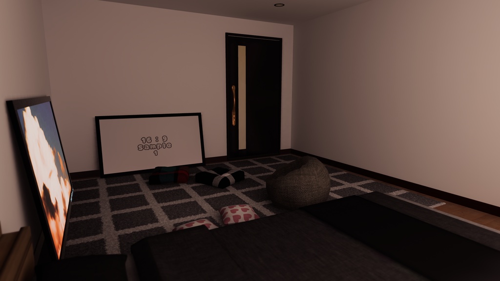 【VRChat想定】MiniRoom : Re【ワールドアセット】