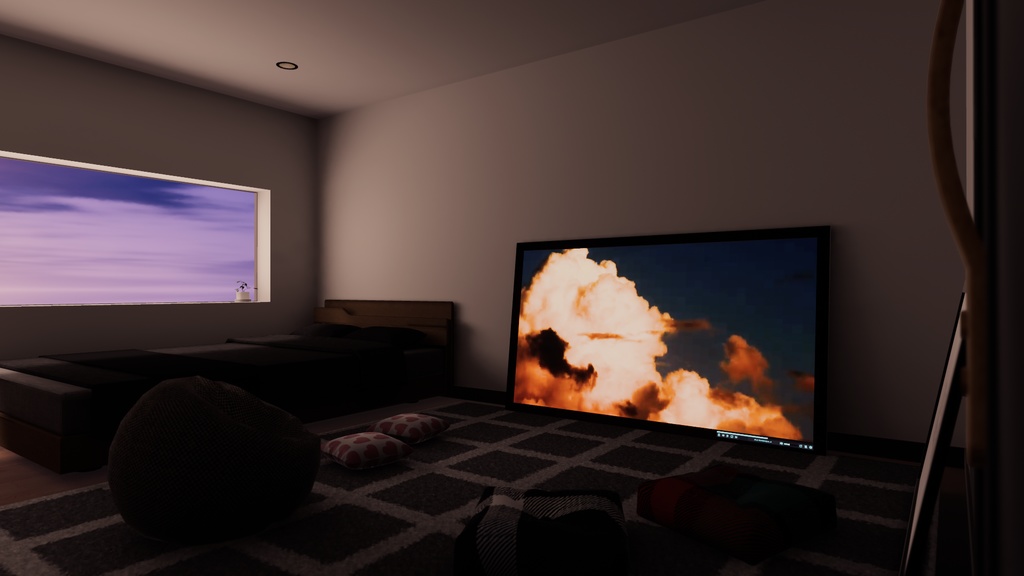 【VRChat想定】MiniRoom : Re【ワールドアセット】