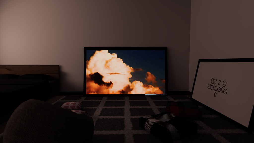 【VRChat想定】MiniRoom : Re【ワールドアセット】