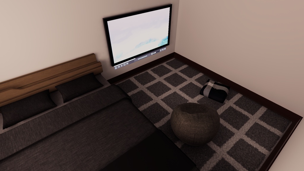 【VRChat想定】MiniRoom2【ワールドアセット】