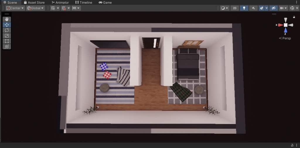 【VRChat想定】Nest2【ワールドアセット】