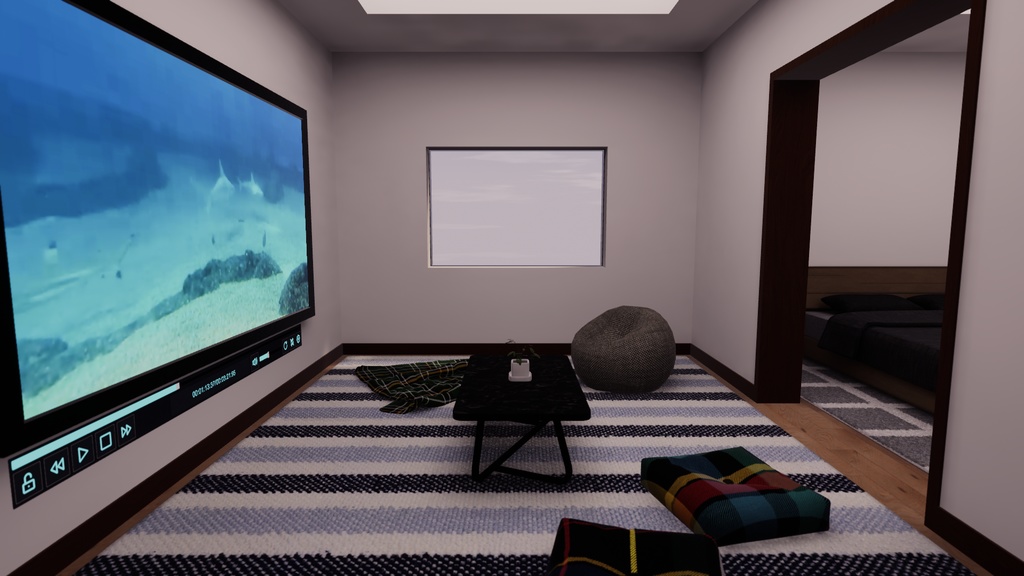 【VRChat想定】Apartment2 : Re【ワールドアセット】