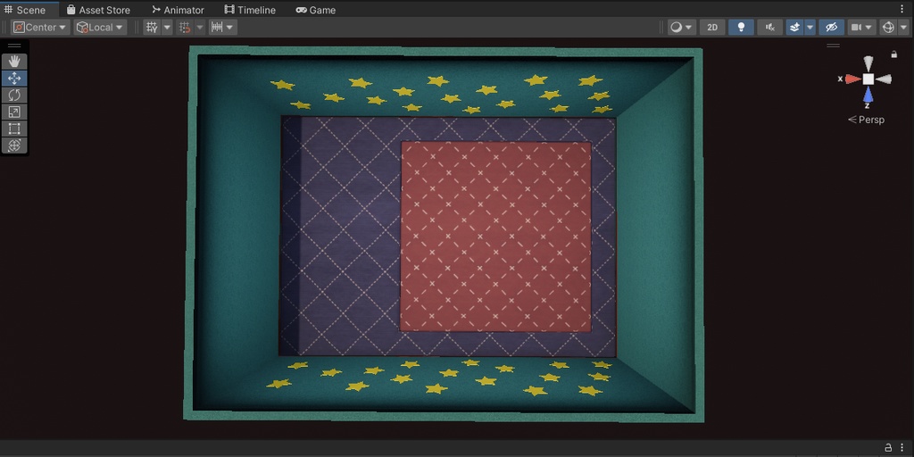 【VRChat想定】多目的ホール1【ワールドアセット】