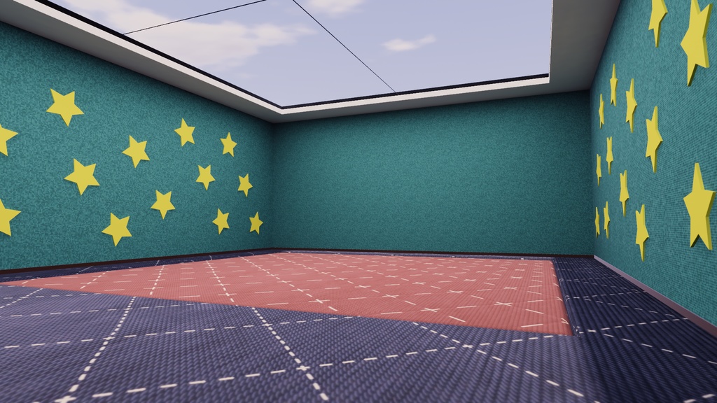 【VRChat想定】多目的ホール1【ワールドアセット】