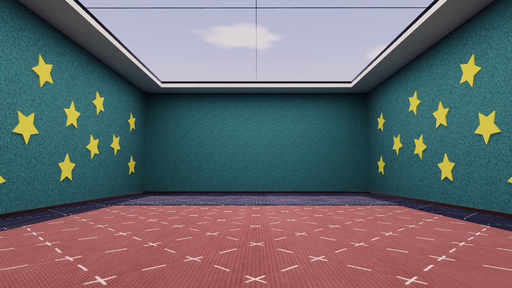 【VRChat想定】多目的ホール1【ワールドアセット】