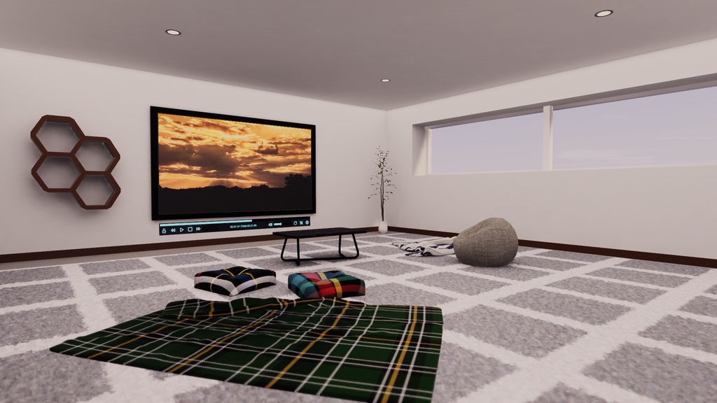 【VRChat想定】Nest3【ワールドアセット】