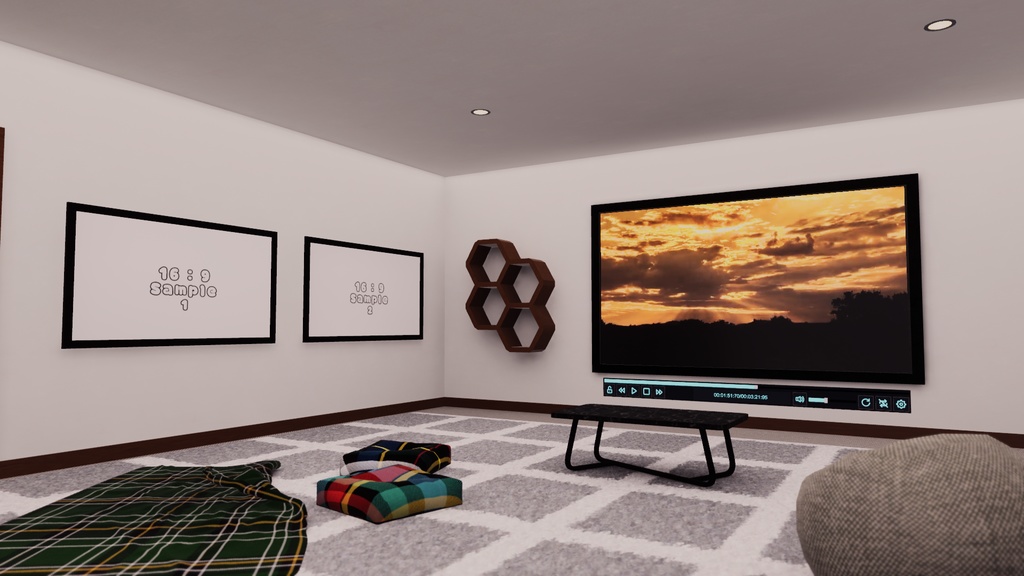 【VRChat想定】Nest3【ワールドアセット】