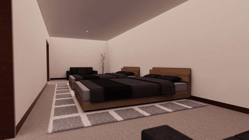 【VRChat想定】Nest3【ワールドアセット】