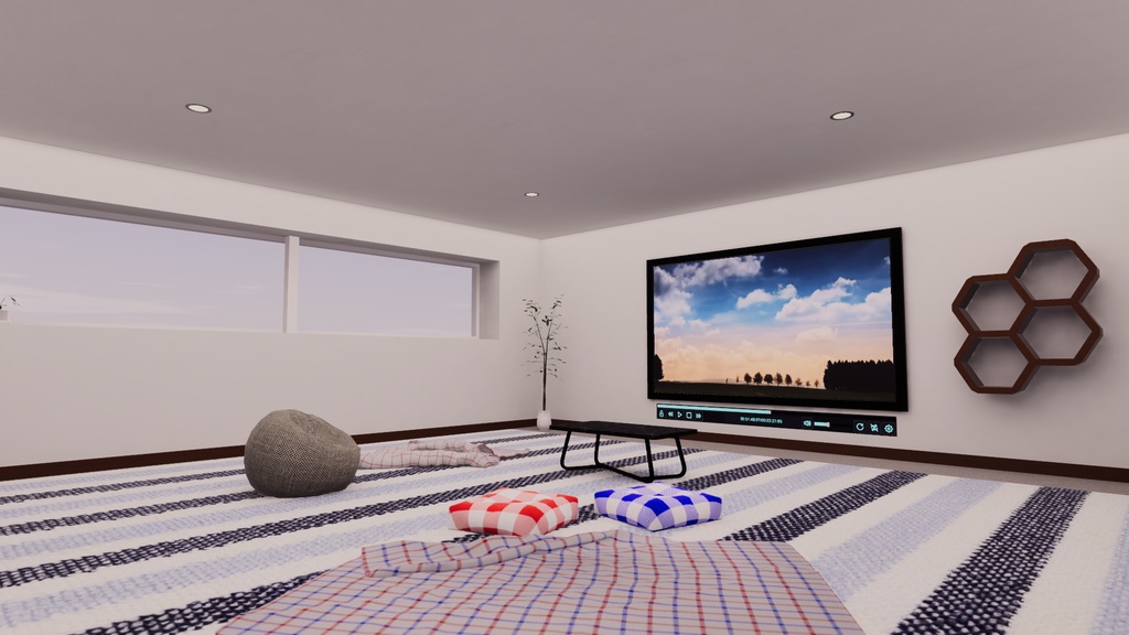 【VRChat想定】Nest3【ワールドアセット】