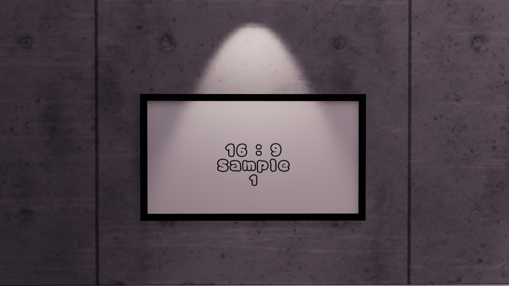 【VRChat想定】Photogallery7【ワールドアセット】