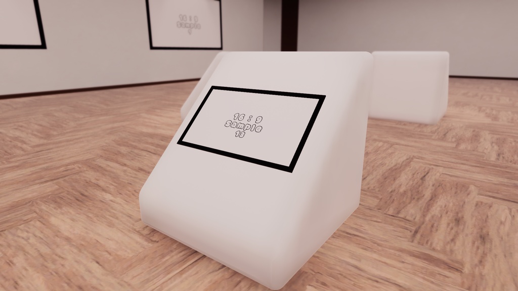 【VRChat想定】photogallery9【ワールドアセット】