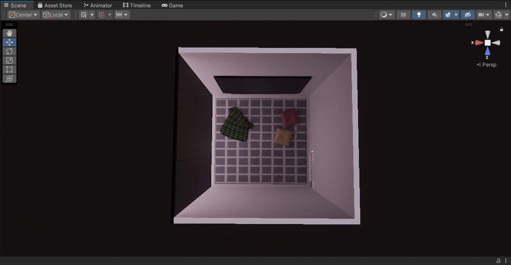 【VRChat想定】habit #1【ワールドアセット】