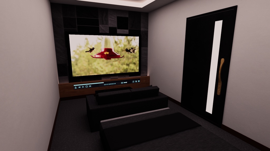 【VRChat想定】CompactRoom1【ワールドアセット】