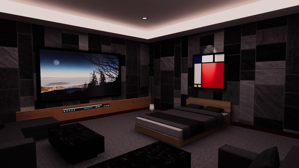 【VRChat想定】CompactRoom2【ワールドアセット】