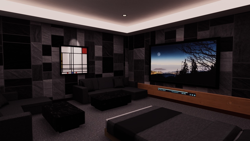 【VRChat想定】CompactRoom2【ワールドアセット】