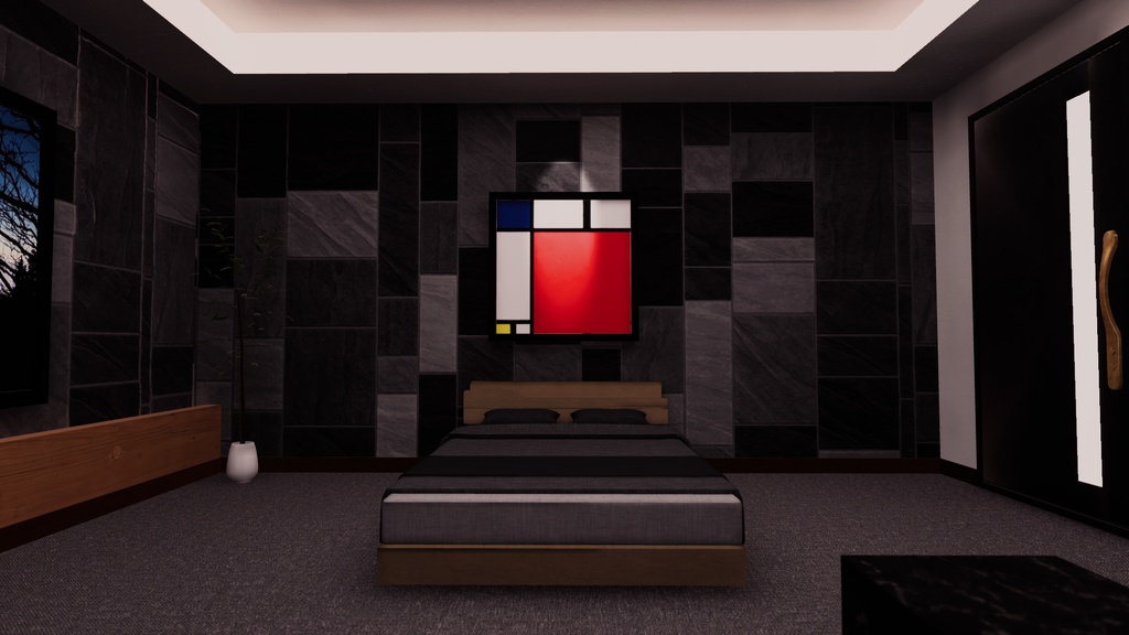 【VRChat想定】CompactRoom2【ワールドアセット】