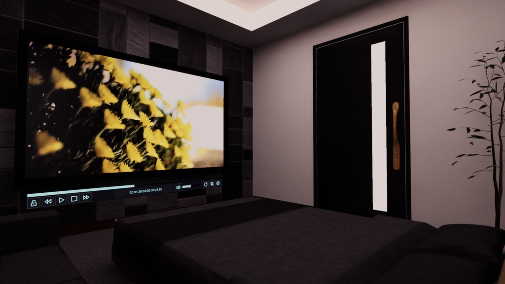 【VRChat想定】CompactRoom3【ワールドアセット】