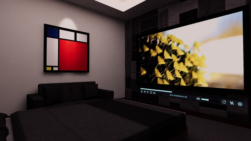 【VRChat想定】CompactRoom3【ワールドアセット】