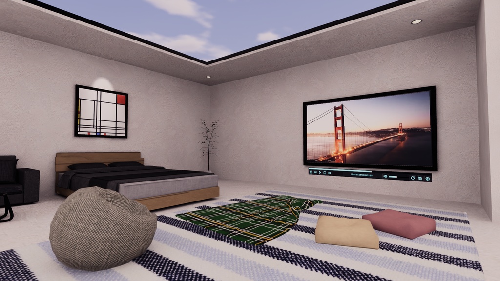 【VRChat想定】Cozy1【ワールドアセット】